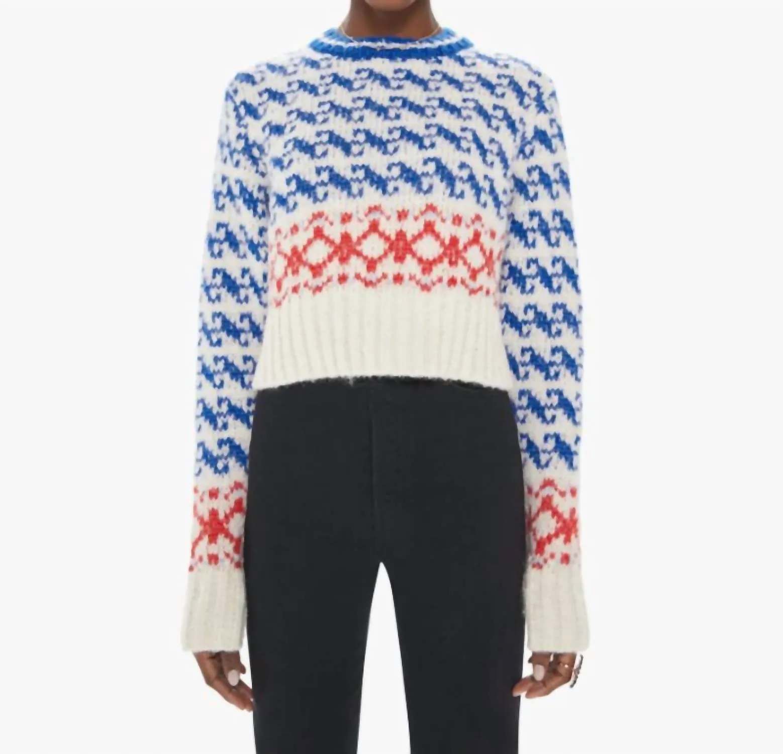 Wide Sleeve Jumper Crop Sweater In The Longest Run