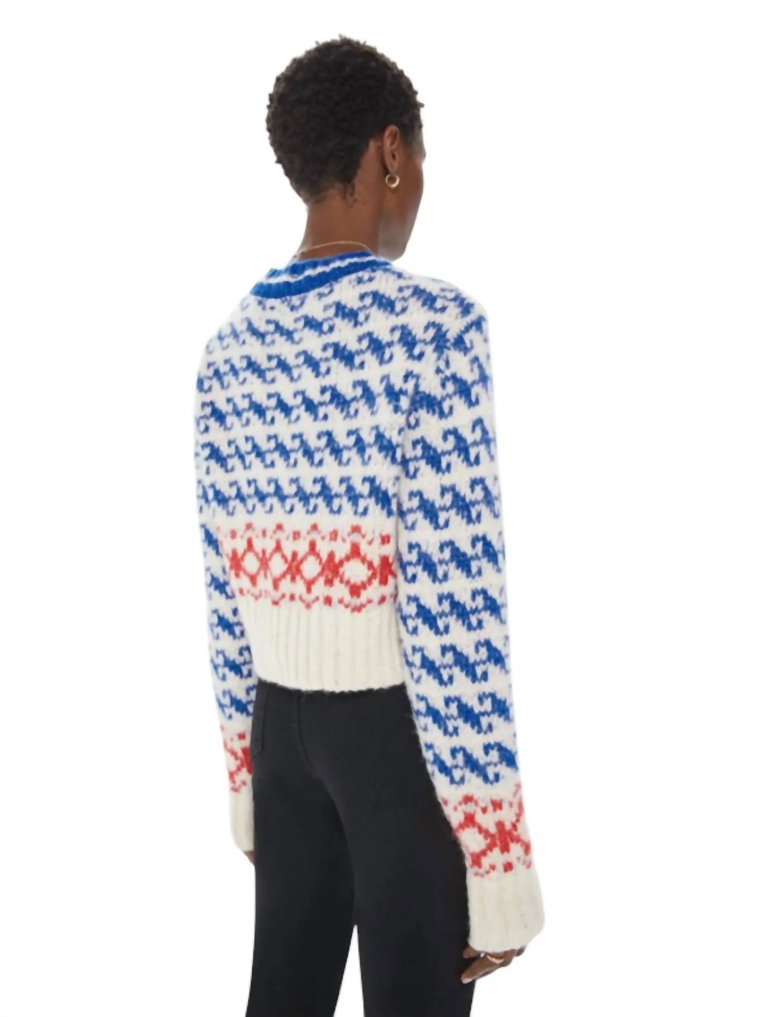 Wide Sleeve Jumper Crop Sweater In The Longest Run