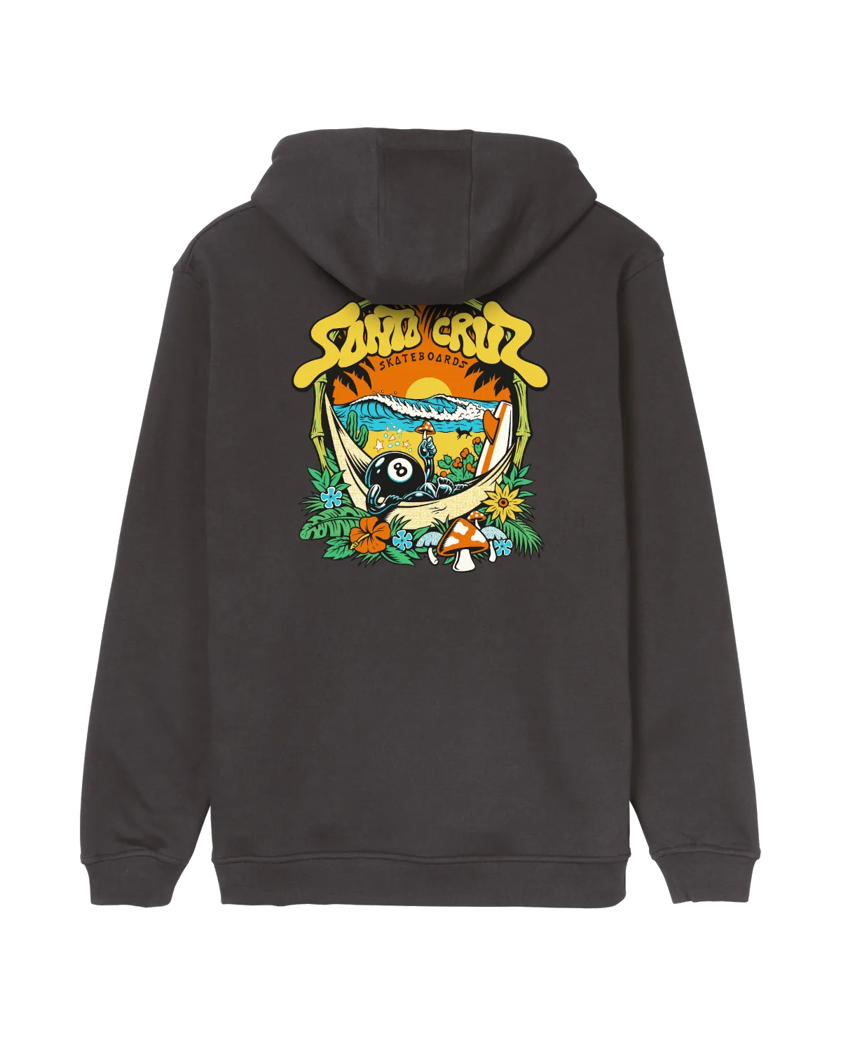 Winkowski 8Baller Trip Hoodie in Washed Black