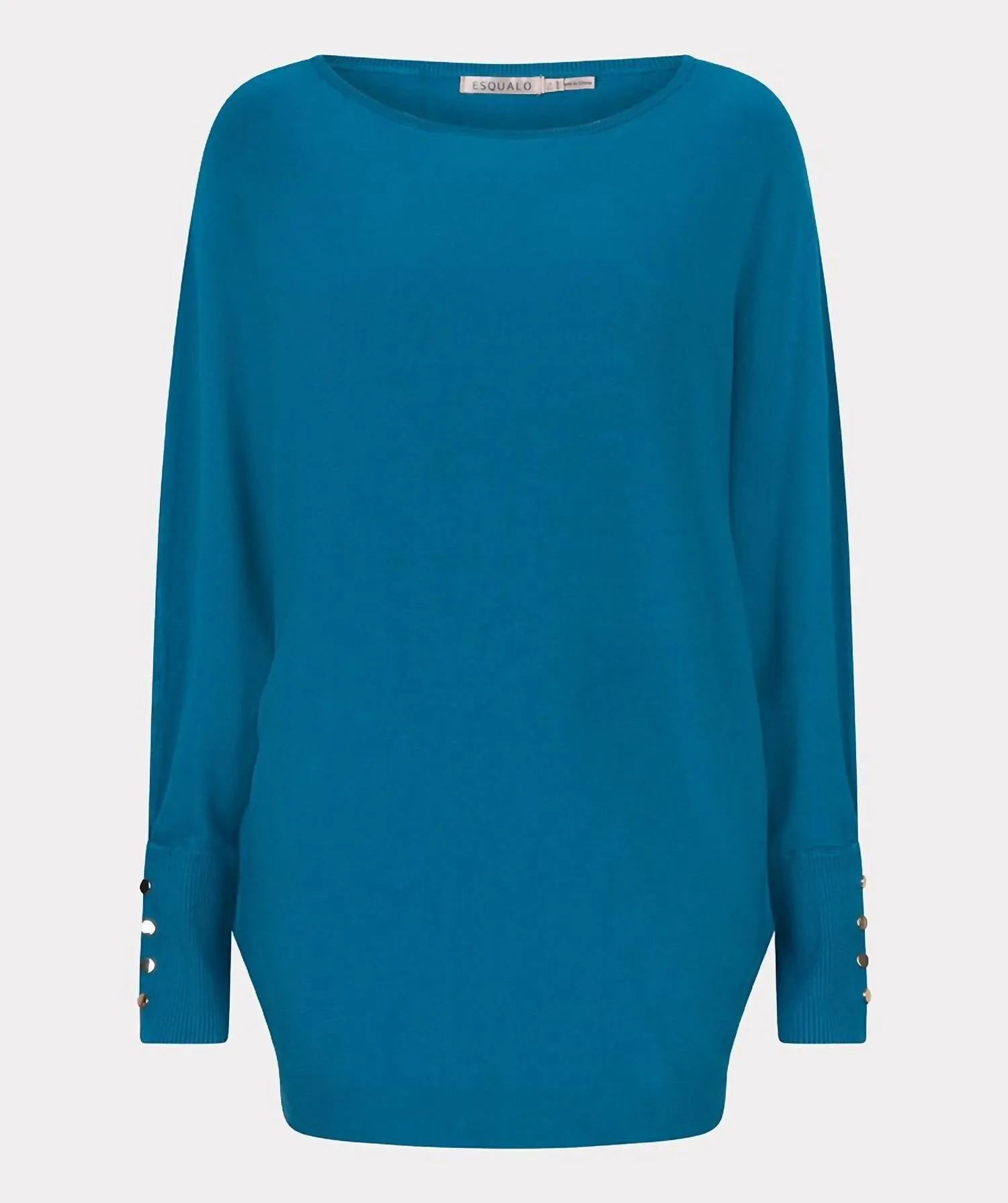 Women's Basic Sweater In Petrol