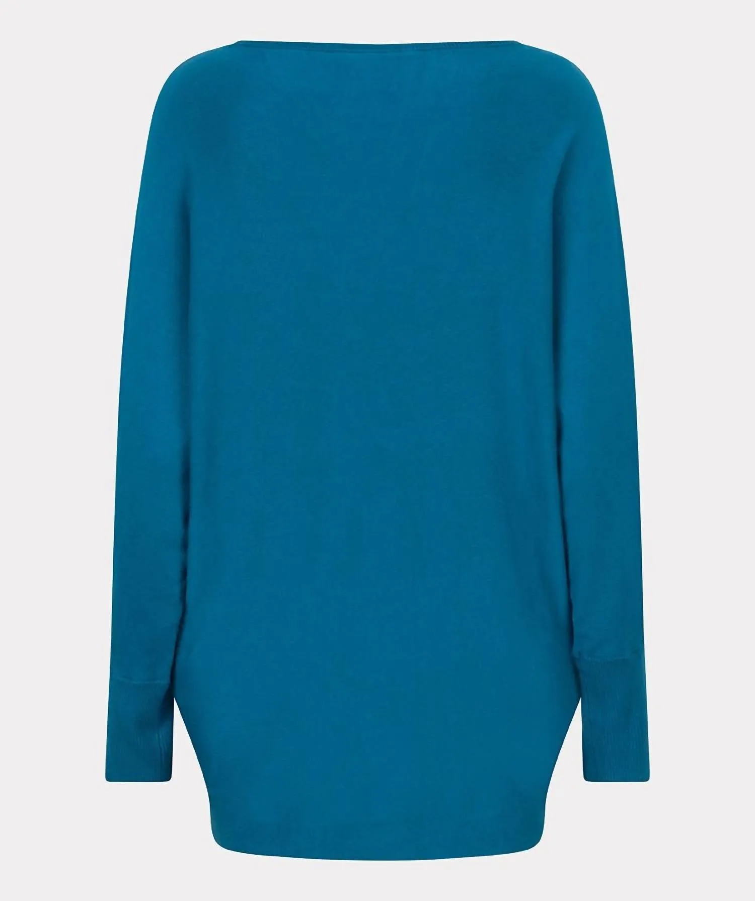 Women's Basic Sweater In Petrol