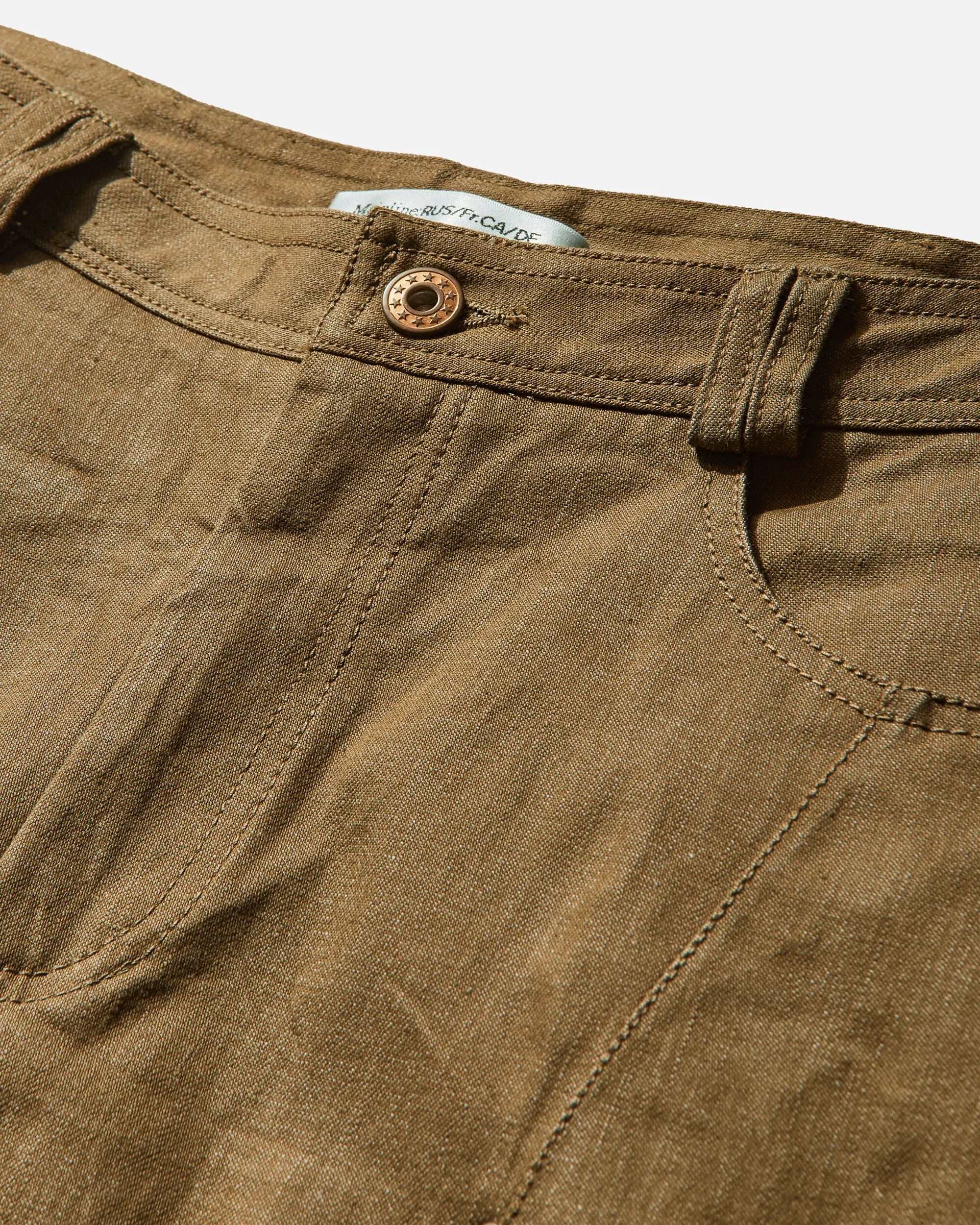 Women's Clara Curved Denim Trousers Amber