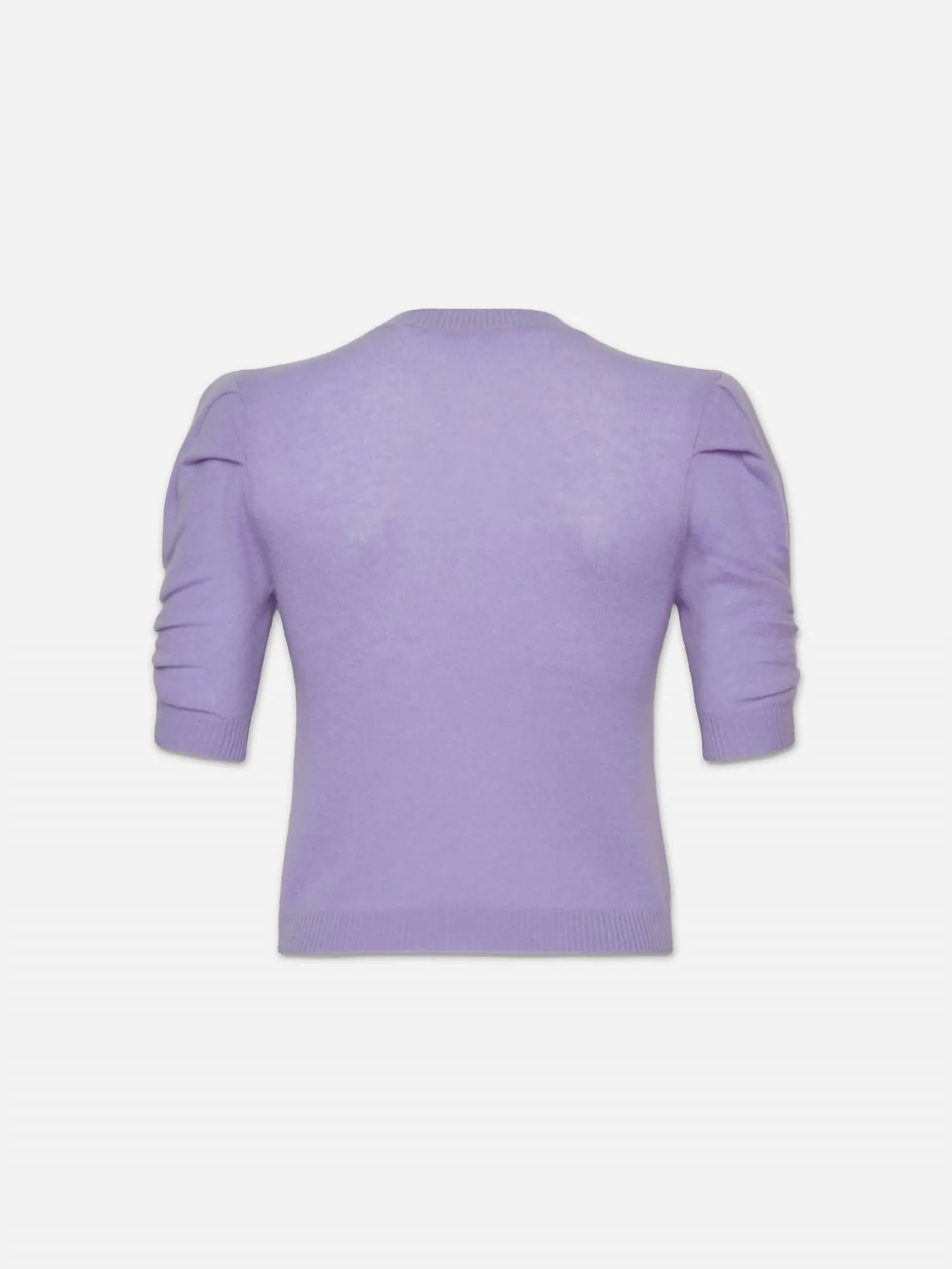Women's Ruched Sleeve Sweater In Lilac