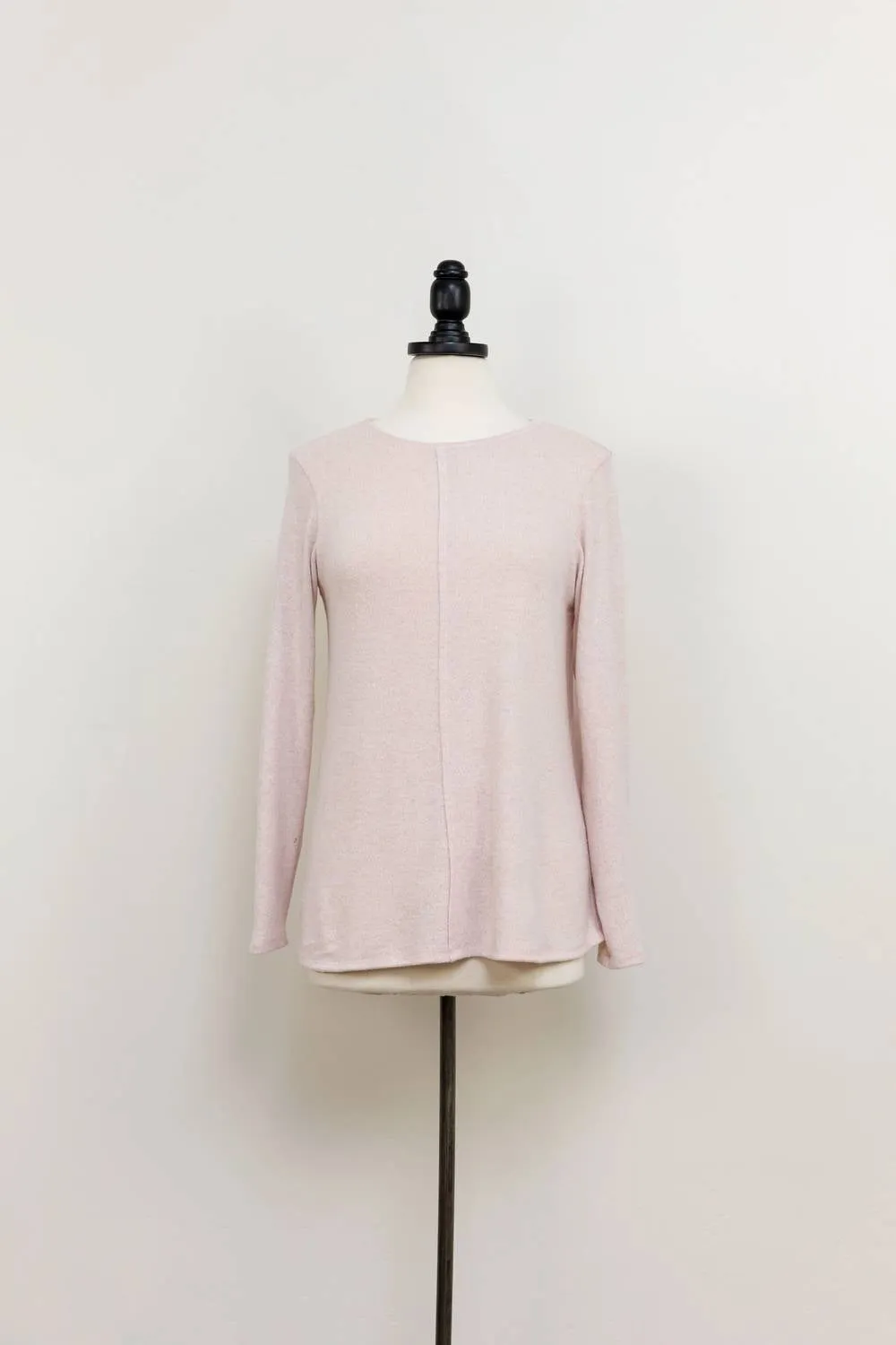 Women's Sweater Tee In Blush