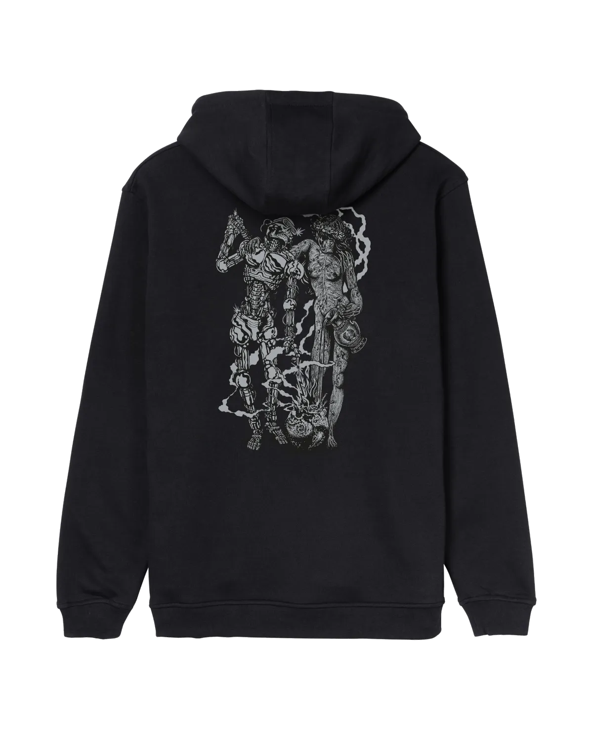 Wooten Duo Zip Hoodie in Black