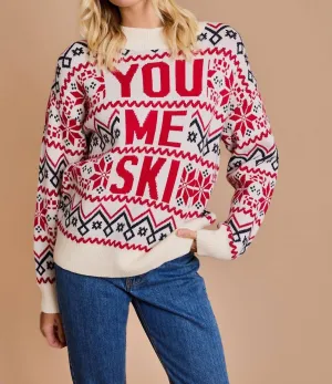 You & Me Ski Sweater In Multi