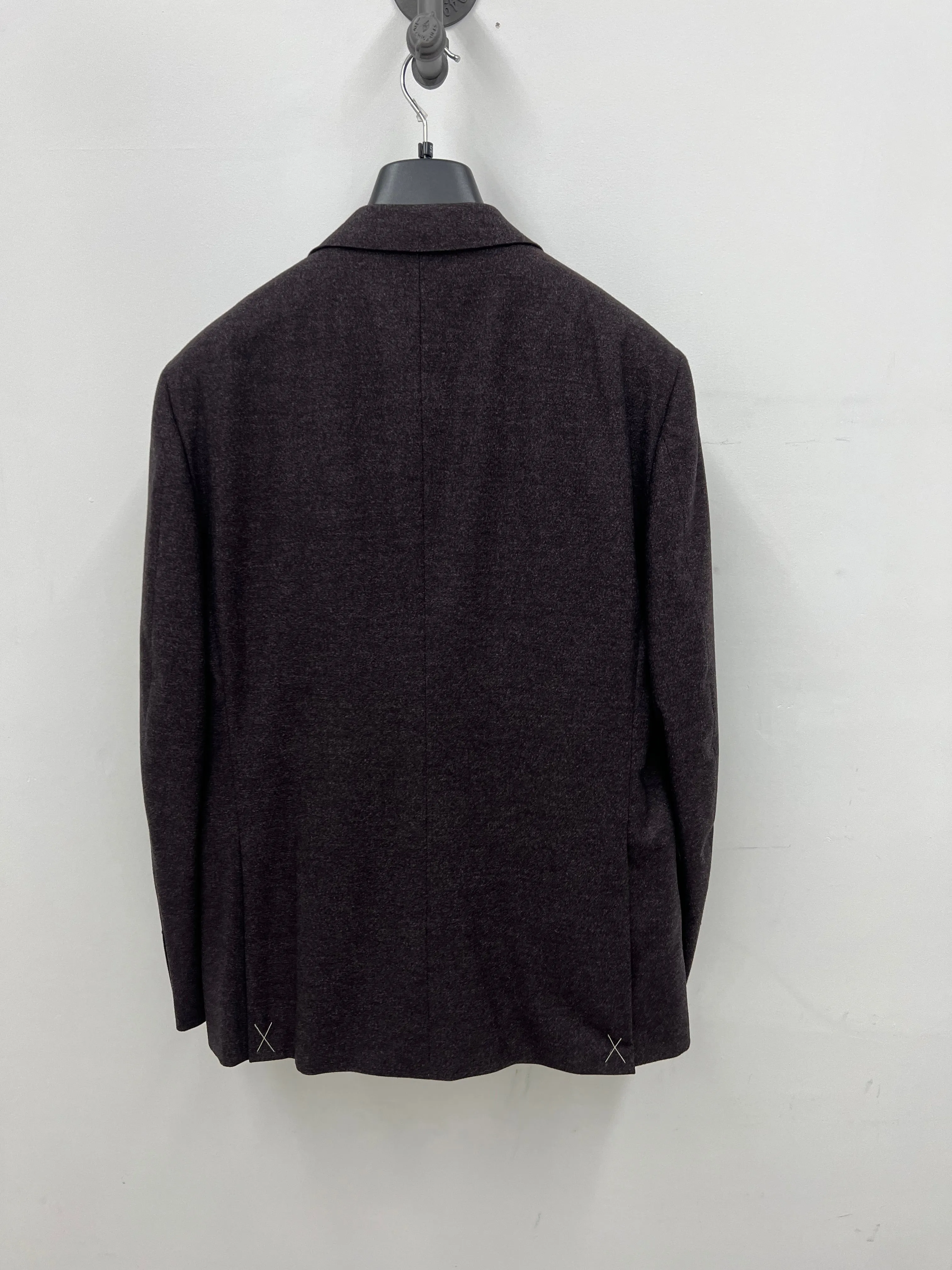 Zegna New Mens Wool Silk & Cashmere Purple Suit
